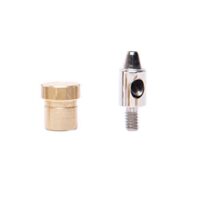 Lochwerkzeug, Locheisen, Lochpfeife für Ösenpresse, Spindelpresse - zum Stanzen und Lochen mit 1,5 mm Durchmesser