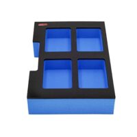 Schaumeinlage für Bosch Akkus, passend für 4x GBA 18V, halbe L-Boxx 102, 136 G4 oder LB4