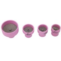 Hochwertiges Aluminium-Brenner-Gaslinsen-Kit mit Keramik-Schweißbecher und langem Leistungsvermögen für Industriebedarf, WP-17/18/26 WIG-Schweißbrenner