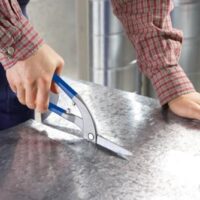 BESSEY Erdi Pelikan-Schere D218ö-350, Rechtschneidend, Gesamtlänge 350 mm Schnittlänge 65 mm, Extra lange Schneide, Gewicht 0,80 Kg