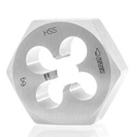 Baer Sechskant-Schneidwerkzeug mit HSS-Einsatz für Gewindeherstellung und Schneiden von Muttergewinden