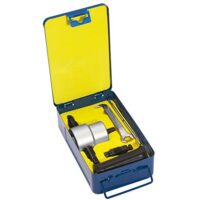 Hochwertiger Blechknabber Vorsatz für Bohrmaschinen zum Schneiden von flachen Materialien aus Blech oder Kunststoff