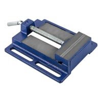 Bohrschaubstock 45# Stahl Profi Maschinen Schaubstock 100mm Industrie Tisch Säulen Bohrmaschine Guss für die Präzisionsbearbeitung von verschiedenen Formen von Holz, Metall.