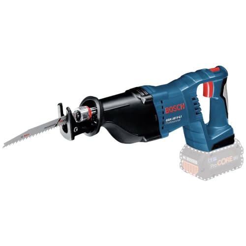 Bosch Professional 18V System Akku Säbelsäge GSA 18 V-LI, hochwertiges Werkzeug für Heimwerken und Handwerk