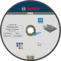 Bosch 1x PRO Stainless Steel Longlife Trennscheibe für große Winkelschleifer und 22,23‑mm-Bohrung (für Edelstahl)