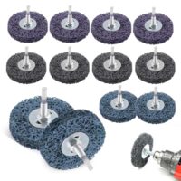 12 Stück CSD Scheibe 50mm, CBS Schleifscheibe Set Reinigungsscheibe Grobreinigungsscheibe Schleifscheiben für Winkelschleifer von Farbe, Oxidation Reinigen & Entfernen