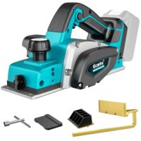 Ecarke Akku-Randhobel 750W für Makita 18V Batterie, bürstenloser Elektrohobel mit höchster Drehzahl und präzisen Schnitten, ideal für Holzarbeiten und DIY-Projekte