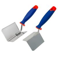 Rostfreies Eckenkelle Set aus Edelstahl für Innenecken und Außenecken, ideal für Heimwerker und Profis