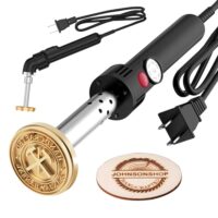 Elektrisches Brennstempel für Holz - Personalisiertes Brandeisen mit eigenem Logo für individuelle und professionelle Prägung von Logos, Texten oder Mustern auf Holz.