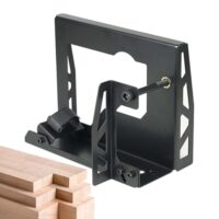 Tragbarer Elektrohobel Halterung mit Winkel- und Tiefenverstellung, geeignet für Holzbearbeitung, Hausrenovierung, Türinstallation und andere Aufgaben