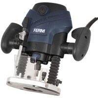 Hochwertige Fräsmaschine für Heimwerker, 1300-Watt-Motor, LED-Arbeitslicht, Soft-Grip-Griff, Vakuum-Adapter, Parallel Führung und 6-Teilige Nuthobelsatz