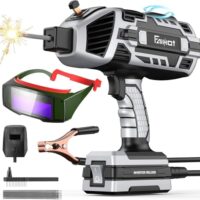 Tragbares Handschweißgerät mit 6 Stromstärkenverstellung für Elektroden von 2,5 bis 3,2 mm - ideal für Reparaturen und professionelle Schweißprojekte