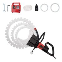 Professionelles Ringschneidsystem für Beton, HEIHEIZI Ring-Beton-Säge mit 3 Schnittdurchmessern (41cm, 52cm oder 60cm) und präzisen Schnitttiefen von 30cm, 40cm bzw. 50cm