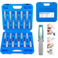 JRready JRconDRK21A20-01 Auspinwerkzeug Kit Neu Entriegelungswerkzeug Mit Schutzhülle Kompatibel mit Deutsch DT-Serie/MOLEX Micro-Fit-Serie/Metri-Pack-Serie/TE/AMP/Harting/WAIN D-Sub-Serie