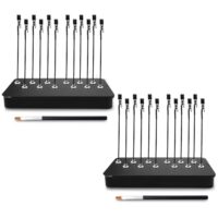 Vielseitiges und flexibles Hilfsset mit 24 krokodilklemmen, ideal für Elektronik, Modellbau, Basteln und Airbrush-Sprüchen.