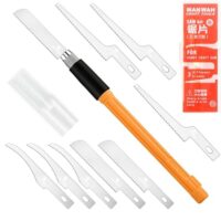 Professionelles 9-Klingen-Set für Modellbau, Gartenarbeit und DIY-Projekte mit Metallsägeblättern und Aufbewahrungstasche