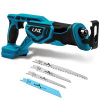 L1NXIXI Akku-Säbelsäge für Makita 18V, kompatible Sägeblätter für Holz und Metall, Variable Geschwindigkeit, Ergonomie, Softgrip-Handgriff, Pendelhub