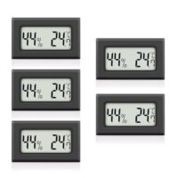 5-stelliger digitaler Hygro-Thermometer mit Temperatur- und Luftfeuchtigkeitsmessung, ideal für Zuhause oder Büro, präzise Messwerte