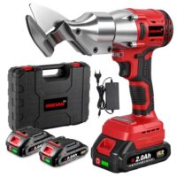 Eine Metallschere mit bürstenlosem Motor und drehbarem Schneidkopf. Ideal für anspruchsvolle Schneidaufgaben wie das Schneiden von Stahl, Edelstahl und Aluminium.