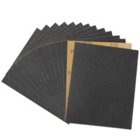 Schleifpapier 120 Körnung, wasserdichtes Siliziumkarbid, ideal für Metall, Auto und Holzmöbel polieren und schleifen