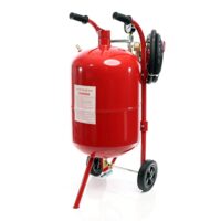 Druckluft-Sandstrahler mit 38-Liter-Tank für Rostentfernung und Farbeentfernung, Sandstrahlanlage mit Zubehör