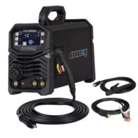 Bild des Spartus EasyCUT 40s Compressors, eines leistungsstarken Inverter-Schweißgeräts mit integriertem Kompressor und Pilotzündung für präzises Schneiden von Metall bis 20 mm.