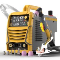 TOOLIOM 50A Plasmaschneider mit Berührungslosem Pilotlichtbogen, 230V, 2T/4T Schnittleistung, max. 20mm für Lackierte Bleche und Flugrost geeignet