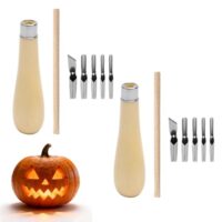 Linoleum-Schneidset für Holzbearbeitung und Bildhauerei mit 5 verschiedenen Klingenformen