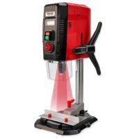 WALTER Tischbohrmaschine 900 W mit Laserführung und LCD-Anzeige für Heimwerker und Werkstatt