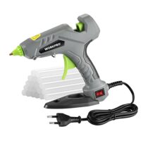 Heißklebepistole von WORKPRO, elektrische Heißklebepistole mit 20 Klebestiften, schnelles Aufheizen für Reparaturen, Kunst und DIY.