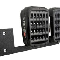 Wandhalterung für Bosch 18V Akku, Platzsparend und stabil, Made in Germany, kompatibel mit PBA Akkus der grünen Home & Garden Serie