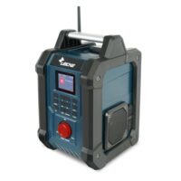 Baustellenradio mit DAB+, FM, Bluetooth und 4000mAh Akku für eine leistungsstarke und zuverlässige Verbindung auf Baustellen