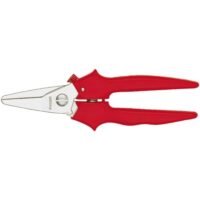 BESSEY Erdi Combi-Schere gerade, Rechtsschneidend, Gesamtlänge 140 mm Schnittlänge 31 mm, Schneide mit Verzahnung