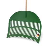 Blizz-z Laubschaufel maxx, 70 cm breit, 21 Zinken, flexible PP-Kunststoff, Made in Germany, für Aufsammeln von Laub und Grasschnitt