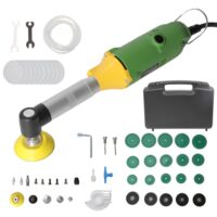 Elektrische Fliesenfugenreinigungsmaschine, 350W Schleiffugenreinigungs-Set, 90 ° Fliesenboden-Nahtöffner-Reiniger, 15000 U/Min, 6 einstellbare Gänge, zum Polieren, Gravieren und für Fliesenfugen