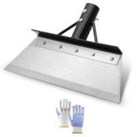 Gartengerät Ersatzkopf mit Edelstahl Klinge und Befestigungsschrauben für Terrasse, Schnee und Unkraut Entfernung