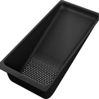 Multifunktionssieb für Küche, hohlgefertigtes Sieb aus lebensmittelfreien Kunststoff, praktischer Küchenhelfer zum Reinigen von Obst und Gemüse oder zum Abgießen von Nudeln