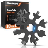 Das 18-in-1 Schneeflocken MultiTool von Hinshark ist ein multifunktionales Werkzeug für Männer, ideal als Geschenk oder für Outdoor-Aktivitäten.