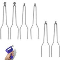 Holzbrennspitzen-Set, 6 Stück Pyrographie Spitzen für Brandmalerei und Drahtspitzen, Ersatzspitzen für Holzbrenner und Pyrografie-Zubehör