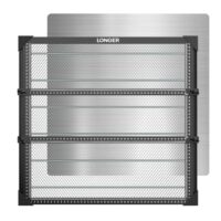Hochpräzises Laserwabenbett 500mm x 500mm für Graviermaschinen, inklusive Aluminiumplatte und Anti-Rutsch-Metallbefestigungen