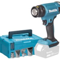 Makita DHG181ZJ 18V Li-Ion LXT Heißluftpistole mit Makpac-Etui und Batterien und Ladegerät, perfekte Luftpistole für den Heimwerker