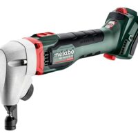 Metabo Akku-Nibbler NIV LTX BL 1.6-18 V, Werkzeug mit 360° drehbarer Schneidrichtung und Spänefangsack, für Stahl und Aluminium, inklusive Zubehör