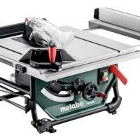 Kompakte und mobile Kreissäge von Metabo, 1.500 Watt, Sägeblatt Ø 254 mm, 2,3 m Kabellänge, Hartmetall-Sägeblatt, Parallelanschlag, Winkelanschlag, Tischverlängerung, Schiebestock