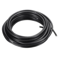 PATIKIL 5m Basteldraht 4mm Bonsai Training Draht für Gartenarbeit und Baum Pflege, flexible Draht für Zweig Befestigung und Blumen Stiele Eloxiertes Aluminium Schwarz