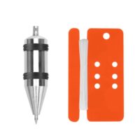 Großes Senklot aus A3-Stahl, verchromter Stahl, ideal für präzise Ausrichtungen und Bauarbeiten