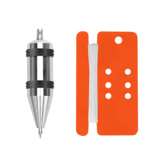 Großes Senklot aus A3-Stahl, verchromter Stahl, ideal für präzise Ausrichtungen und Bauarbeiten