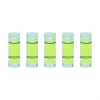 Set mit 5 Mini-Wasserwaagen, 23 x 8 mm, kreisförmige Wasserwaage für Präzisions-Nivellierblasen im Handwerk, Uhren-Reparatur und Schmuckherstellung