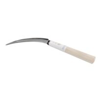 Wazakura japanische Sichel, Handsichel für Unkraut, Gras und Stauden, scharfes Sichelmesser zum Jäten, Schneiden und Ernten, hergestellt in Japan