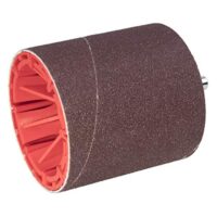 Wolfcraft Schleifwalze mit Schleifband - Vielseitiges Werkzeug für Holz, Metall und Kunststoff, inkl. Schleifband Korn 80, Made in Europe