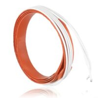 12V 150W Silikon Heizkissen zum Enteisen von Scheibenwischern, Flexibler Heizstreifen mit 50°C Thermostat, 15×1200mm, 1m Abnehmbares Kabel